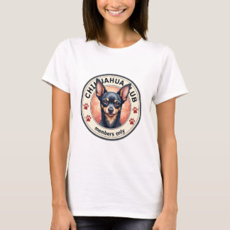 Chihuahua "Klubb - Endast ledamöter" T Shirt
