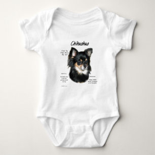 Chihuahua (lång) Historia Design T Shirt