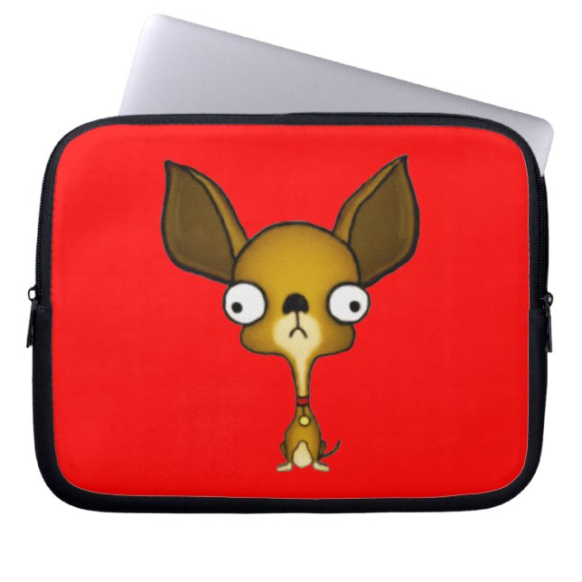 Chihuahua Laptop Sleeve (Framsidan)