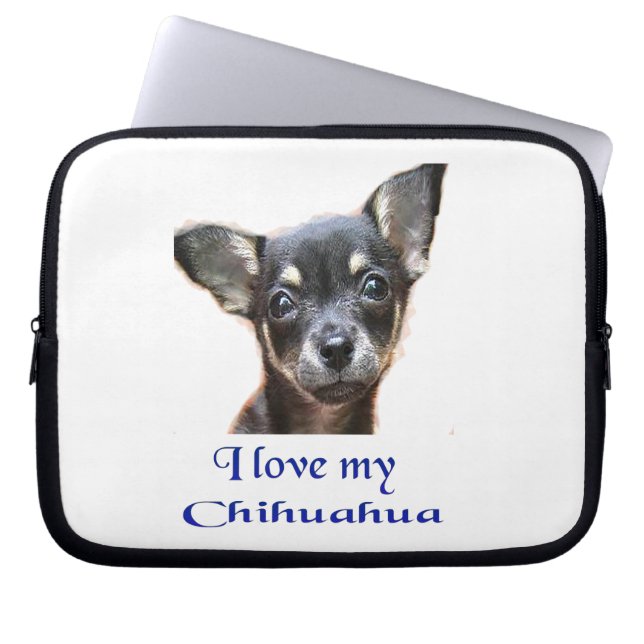 Chihuahua Laptop Sleeve (Framsidan)