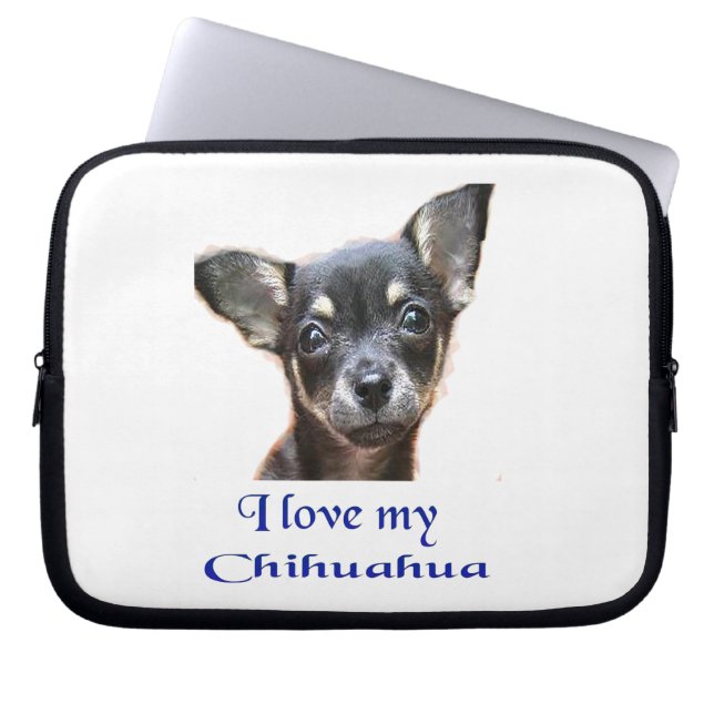 Chihuahua Laptop Sleeve (Framsidan)