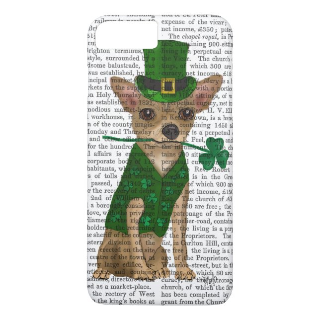 Chihuahua Leprechaun Case-Mate iPhone Skal (Baksida)