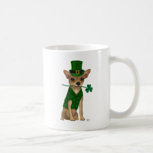 Chihuahua Leprechaun Kaffemugg