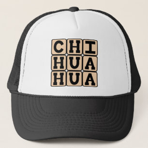 Chihuahua, liten toy hundras truckerkeps