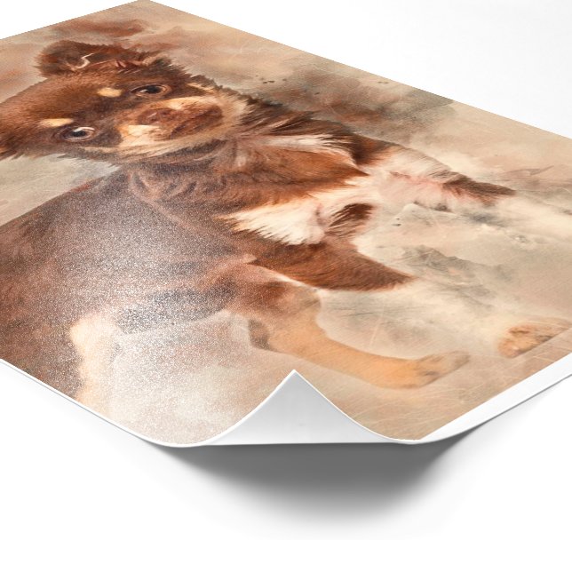 Chihuahua looking at camer_Dog Lover Fototryck (Hörn)