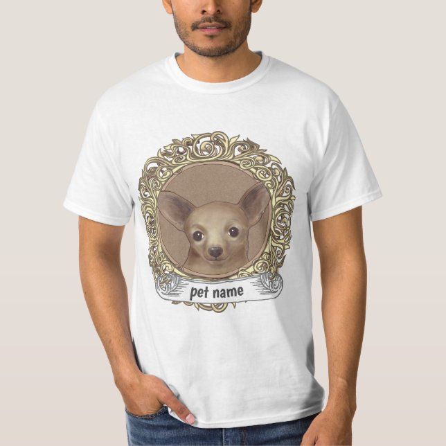 Chihuahua Loving Memory T Shirt (Framsida)