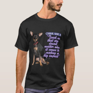 Chihuahua lurar oss att Storlekt när det kommer T Shirt