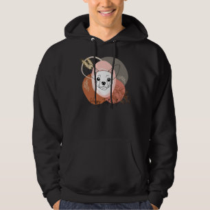 Chihuahua Lycklig faller ner allt det är sötare vä Hoodie