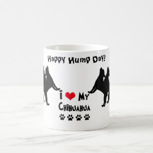 Chihuahua Lycklig Hump Day Mugg