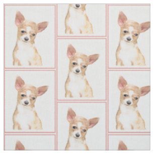 Chihuahua-målning - Cute Original Hund Art Tyg
