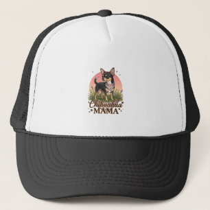 Chihuahua Mama Hund Rosa Blommig Bandana_1 Keps
