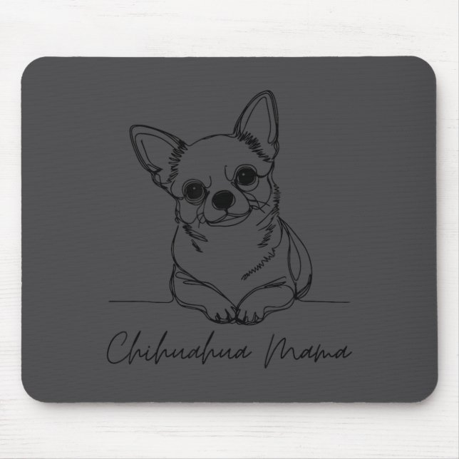 Chihuahua Mama Short Haired Chihuahua Mom Cute Dog Musmatta (Framsidan)