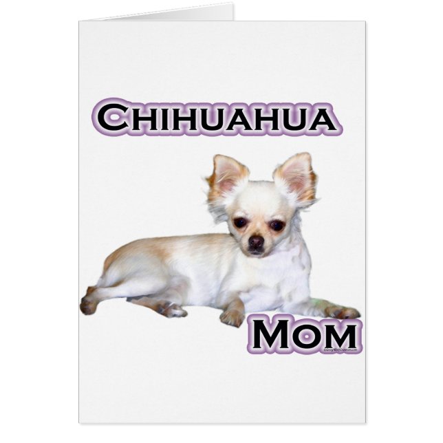 Chihuahua Mamma 4 Hälsningskort (Framsidan)
