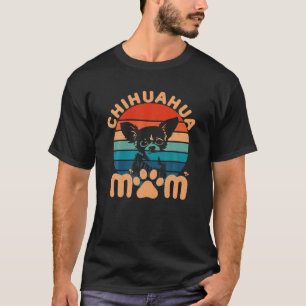 Chihuahua Mamma, Chihuahua Älskare Retro Vintage G T Shirt