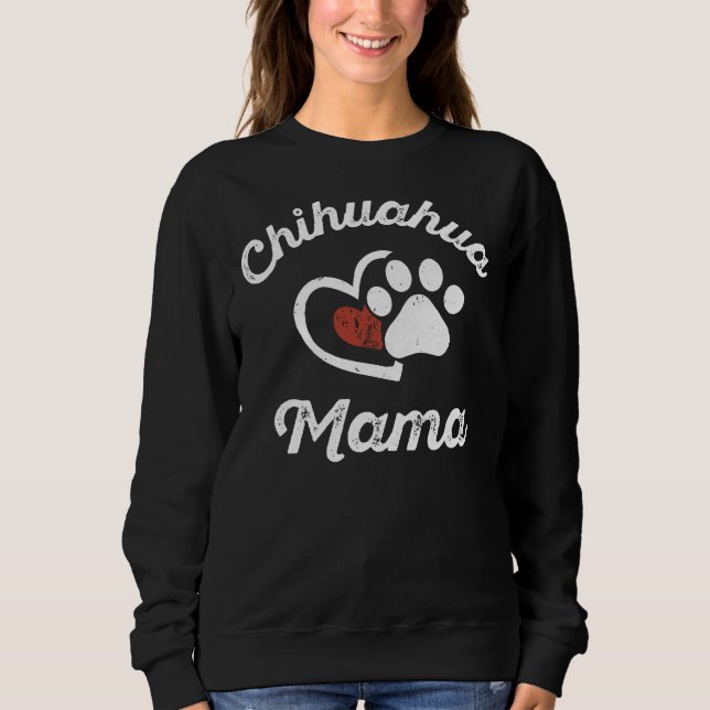 Chihuahua Mamma Chihuahua Owner Hund Mamma T Shirt (Framsida)