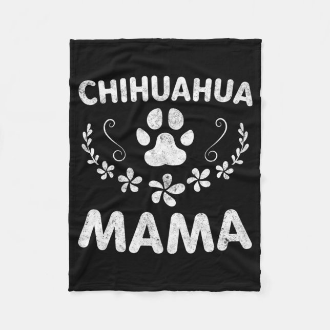 Chihuahua Mamma Fleecefilt (Framsidan)