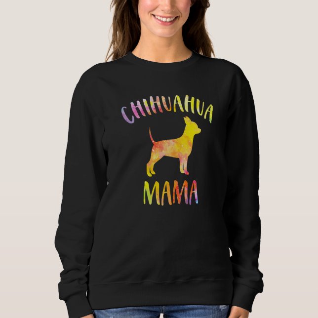 Chihuahua Mamma Funny Chihuahua för Hund Mamma T Shirt (Framsida)
