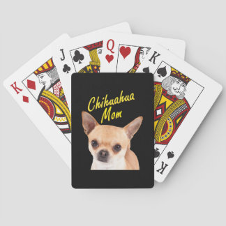 Chihuahua Mamma Gift för Hundägare Casinokort