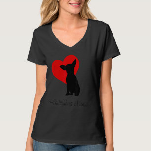 Chihuahua Mamma Gift Women Hundälskares Chiwawa Pe T Shirt