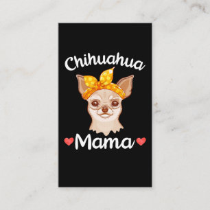 Chihuahua Mamma Hund älskare Mor Visitkort
