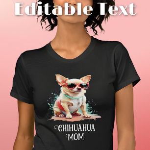 Chihuahua Mamma Hund Sunglasses T Shirt