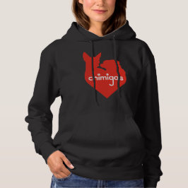 Chihuahua Mamma Kärlek Heart Chimigos Logotyp T Shirt