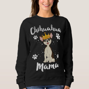 Chihuahua Mamma Kvinnor Mor Mamma Hundägare T Shirt