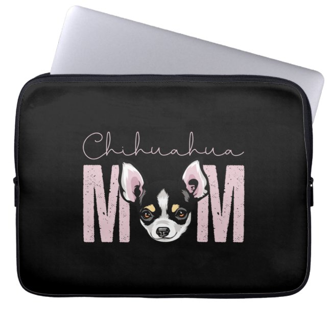 Chihuahua Mamma Laptop Fodral (Framsidan)