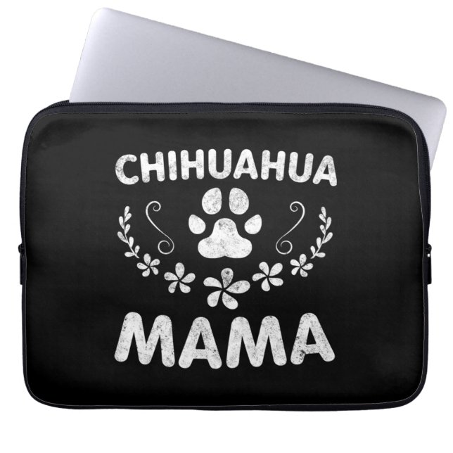 Chihuahua Mamma Laptop Fodral (Framsidan)