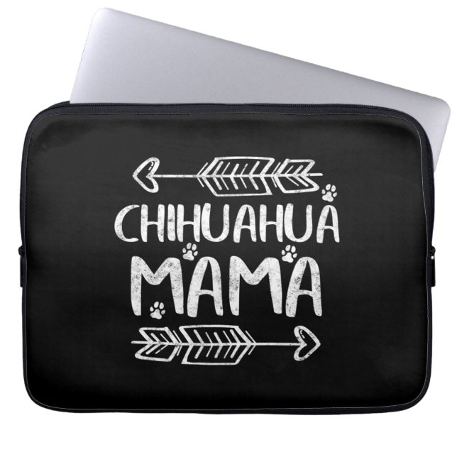 Chihuahua Mamma Laptop Fodral (Framsidan)