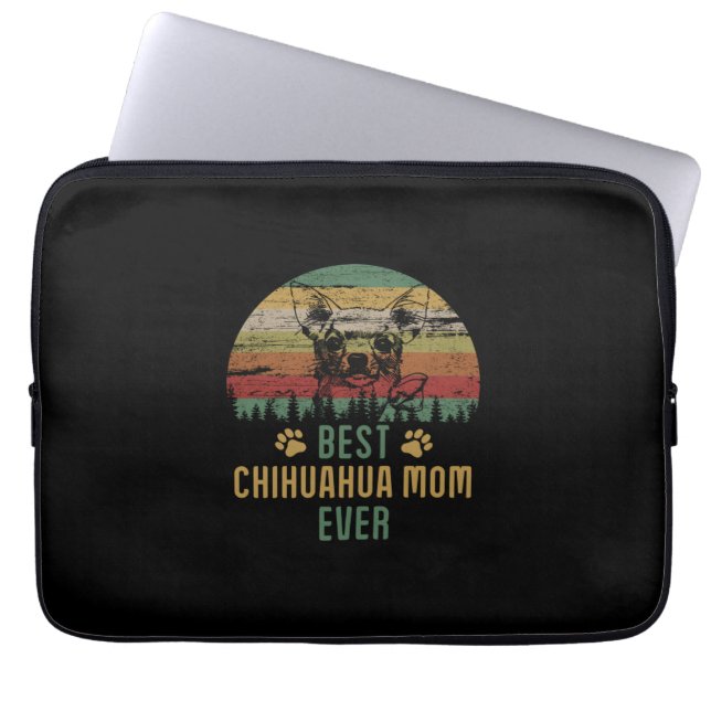 Chihuahua mamma laptop fodral (Framsidan)