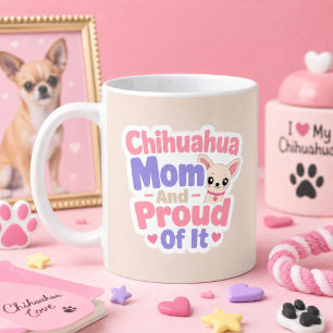 Chihuahua-Mamma, Liten Hund Stor Personlighet Kaffemugg