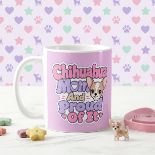 Chihuahua-Mamma, Liten Hund Stor Personlighet Kaffemugg