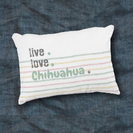 Chihuahua Mamma Live Kärlek accent Pillow Prydnadskudde