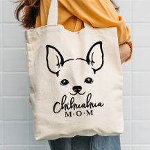 Chihuahua Mamma Livsmedel Tote Bag
