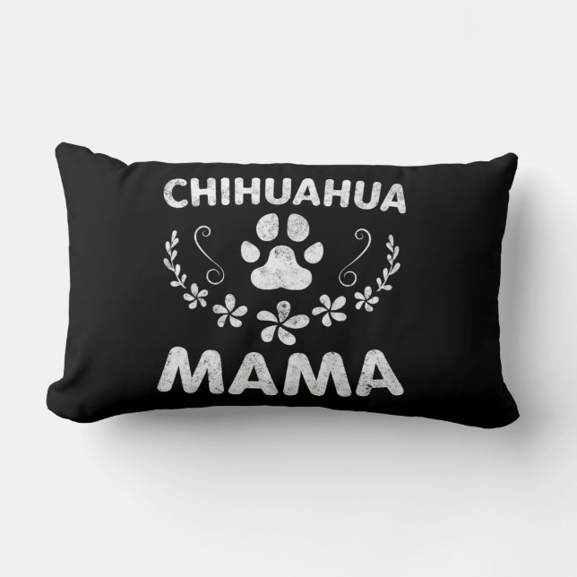 Chihuahua Mamma Lumbarkudde (Framsida)