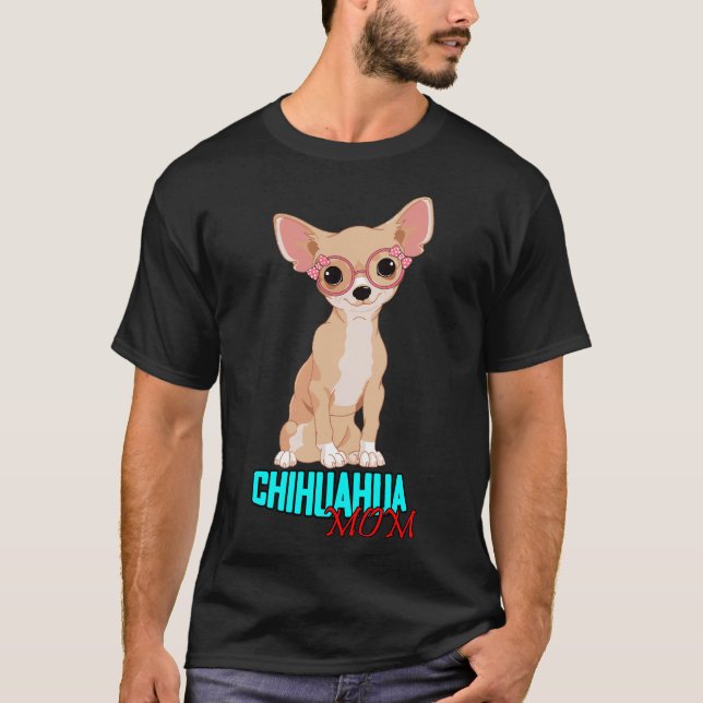 Chihuahua Mamma T Shirt (Framsida)