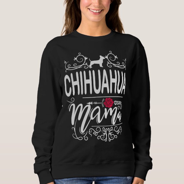 Chihuahua Mamma T Shirt (Framsida)