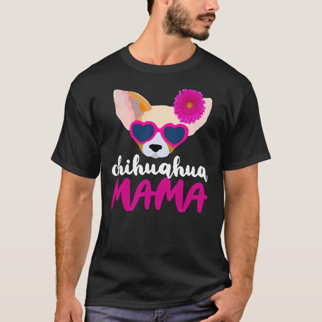 Chihuahua Mamma T Shirt (Framsida)
