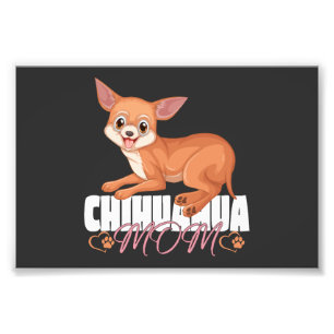 Chihuahua Mamma Tröja Mors Dag Husdjursägare Fototryck