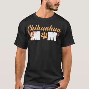 Chihuahua-Mamma Tröja Mors Dag Husdjursägare T-Shi