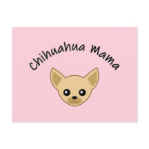 Chihuahua mamma vykort