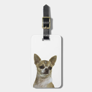 Chihuahua med attityder bagagebricka
