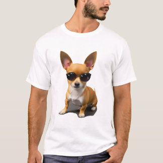 Chihuahua med solglasögon t shirt
