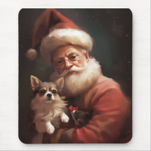 Chihuahua med Tomte Festiv Jul Musmatta