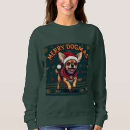Chihuahua Merry Dogmas  T Shirt