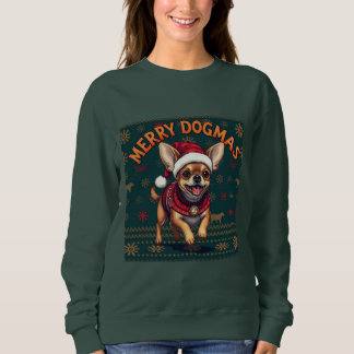 Chihuahua Merry Dogmas  T Shirt