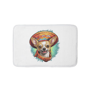 Chihuahua Mexico Cinco de Mayo Rolig hund Badrumsmatta