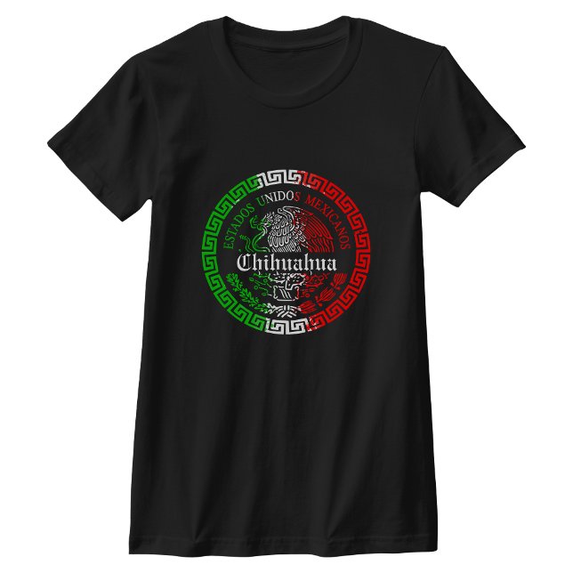 Chihuahua Mexiko emblem skjorta T Shirt (Estado de Chihuahua México emblem shirt)