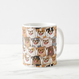 Chihuahua Mönster Kaffemugg